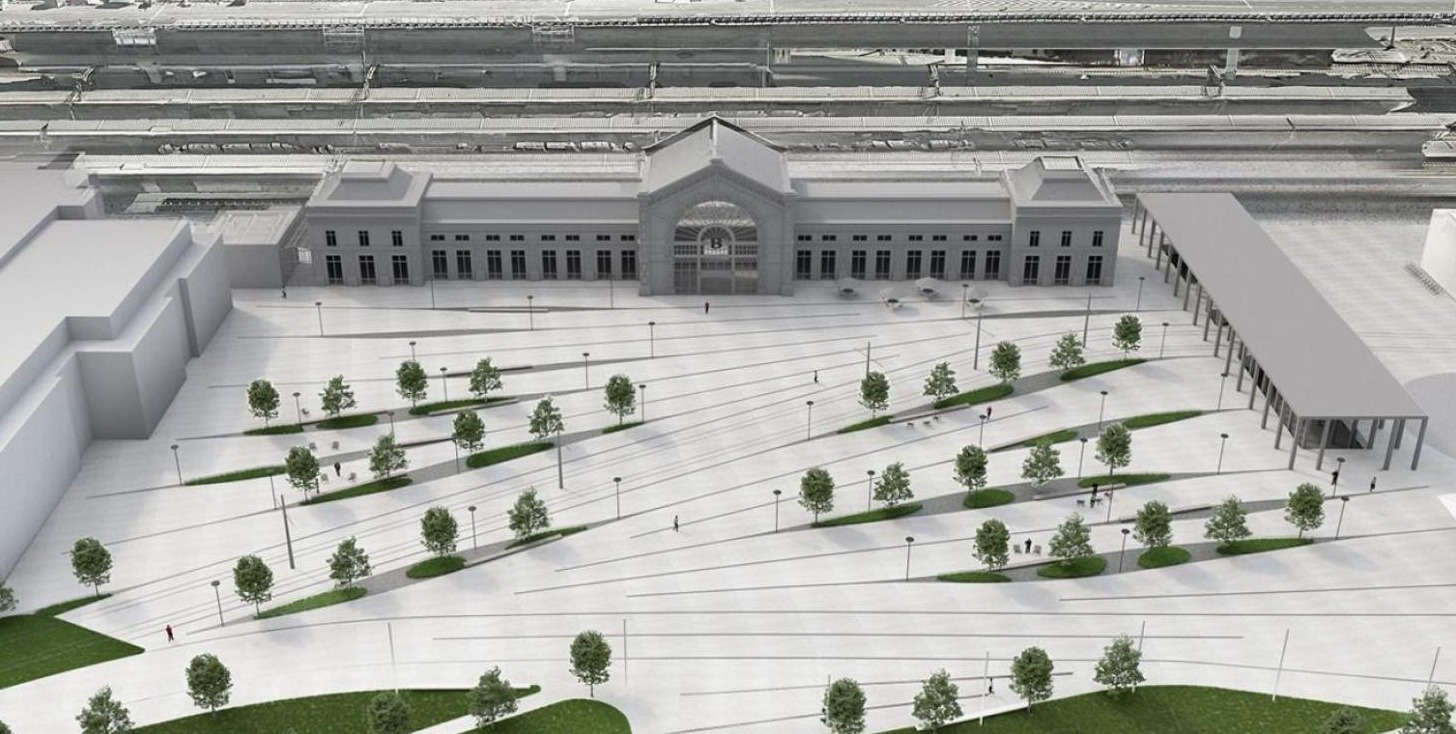 Esplanade de la Gare de Charleroi - Chantier 2021-2023